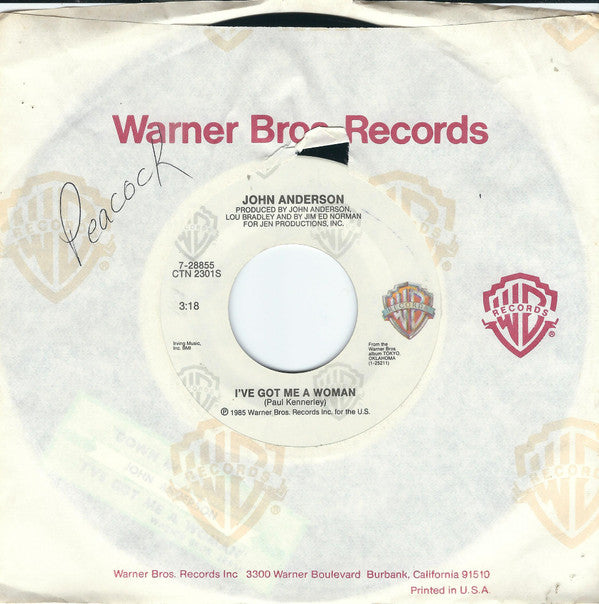 John Anderson (3) : I've Got Me A Woman / Down In Tennessee (7", Single)
