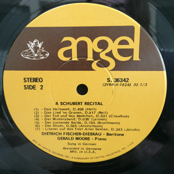 Franz Schubert / Dietrich Fischer-Dieskau : Death And The Maiden & Other Songs (LP, Album, RP)
