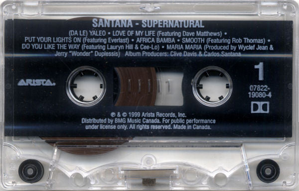 Santana : Supernatural (Cass, Album)