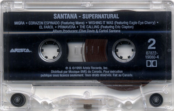Santana : Supernatural (Cass, Album)