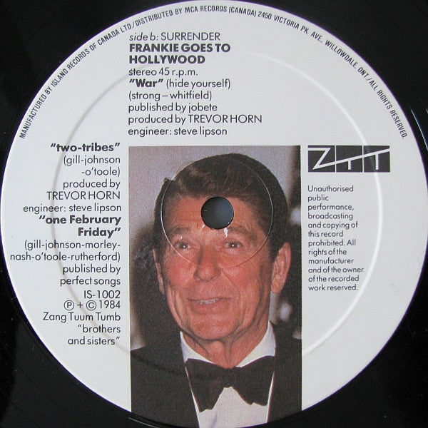 Frankie Goes To Hollywood : Two Tribes (12")