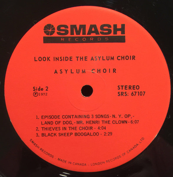 Asylum Choir : Look Inside The Asylum Choir (LP, Album)