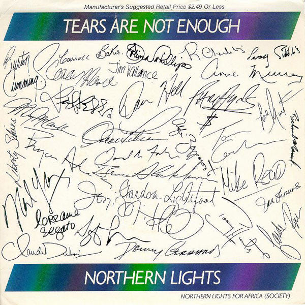 Northern Lights (6) : Tears Are Not Enough (7")