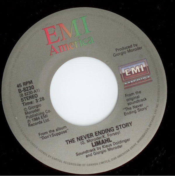 Limahl : The NeverEnding Story (7")