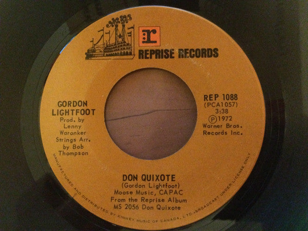 Gordon Lightfoot : Beautiful / Don Quixote (7", Single)