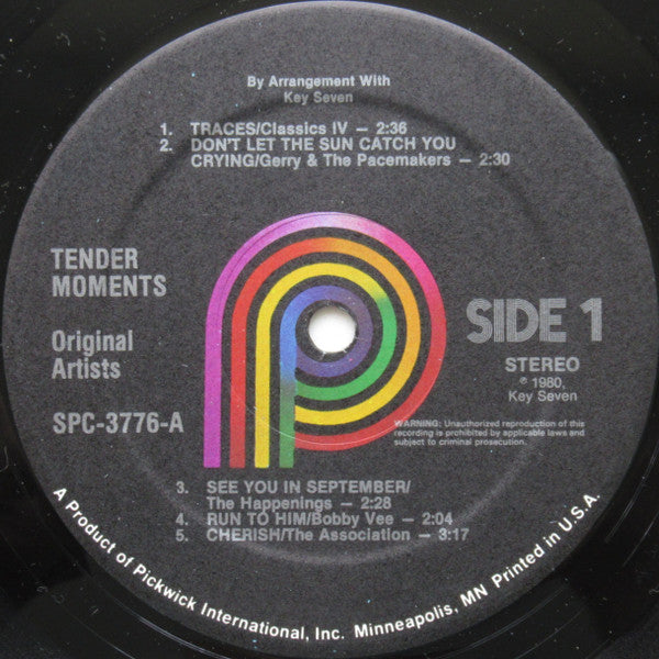 Various : Tender Moments (LP, Comp)