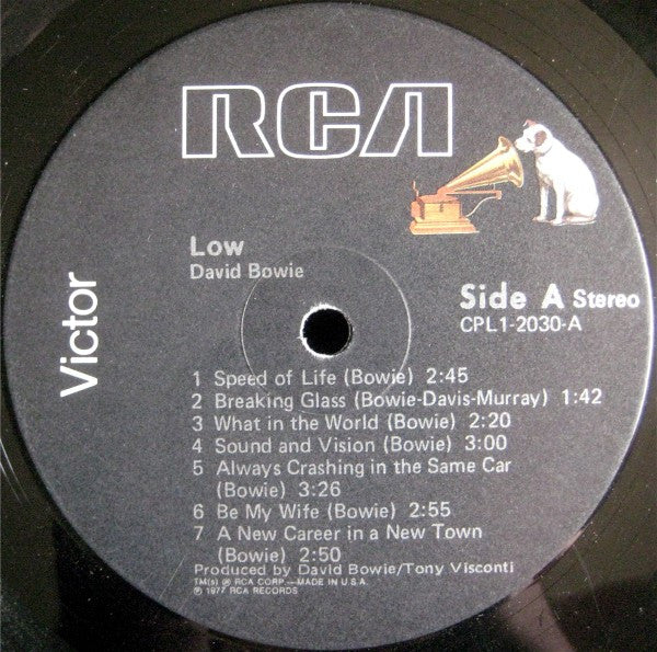 David Bowie : Low (LP, Album, Ind)