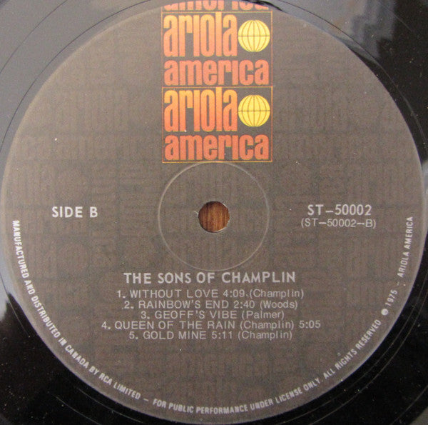 The Sons Of Champlin : The Sons Of Champlin (LP, Album)