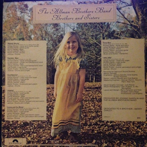The Allman Brothers Band : Brothers And Sisters (LP, Album, RE)