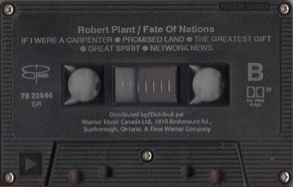 Robert Plant : Fate Of Nations (Cass, Album)