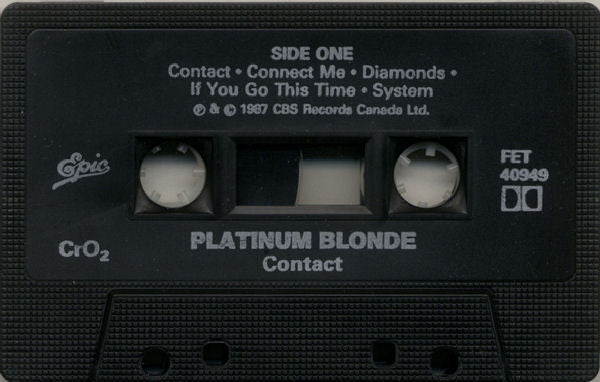 Platinum Blonde : Contact (Cass, Album, CrO)