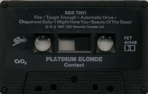 Platinum Blonde : Contact (Cass, Album, CrO)