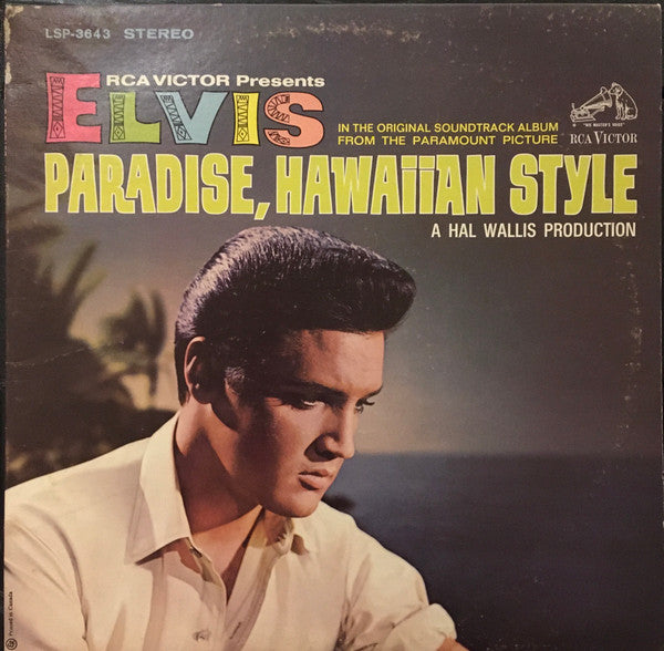 Elvis Presley : Paradise, Hawaiian Style (LP, Album, RE, Ora)