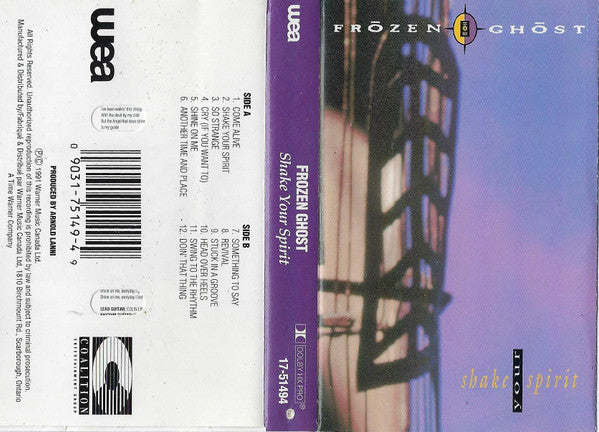 Frōzen Ghōst : Shake Your Spirit (Cass, Album, Dol)