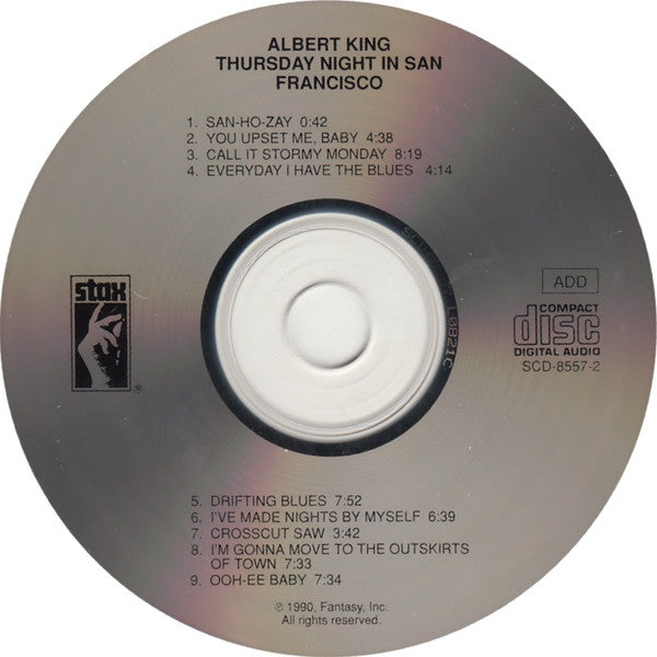 Albert King : Thursday Night In San Francisco (CD, Album)