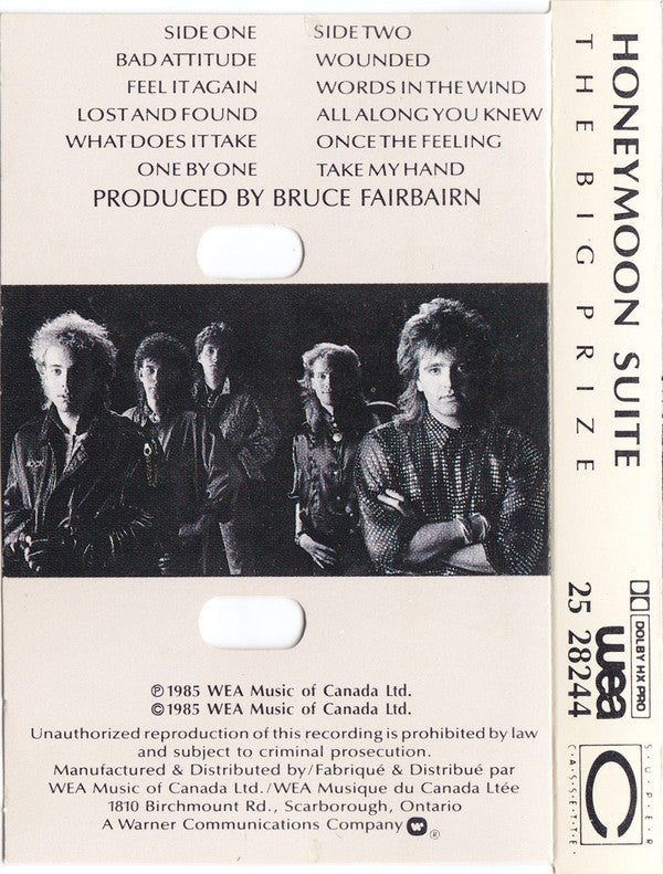 Honeymoon Suite : The Big Prize (Cass, Album, CI,)