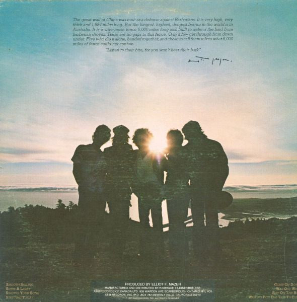 The Dingoes : Five Times The Sun (LP, Album)