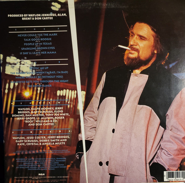 Waylon Jennings : Never Could Toe The Mark (LP, Album)