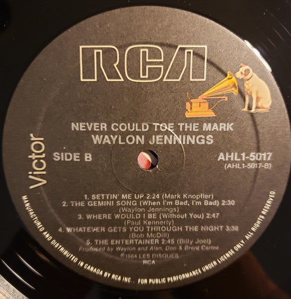 Waylon Jennings : Never Could Toe The Mark (LP, Album)