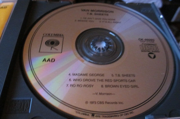 Van Morrison : T.B. Sheets (CD, Club, RE)