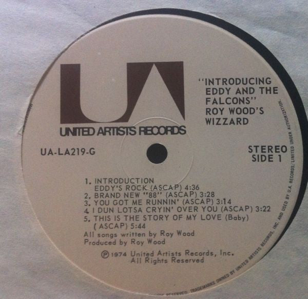 Wizzard (2) : Introducing Eddy And The Falcons (LP, Album, Gat)