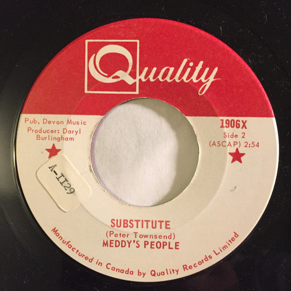 Meddy's People : Shalalalee (7", Single)