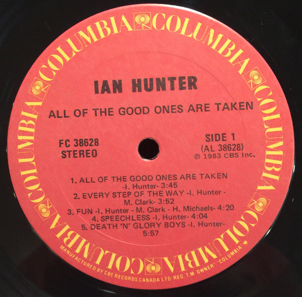 Ian Hunter : All Of The Good Ones Are Taken (LP, Album)