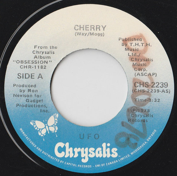 UFO (5) : Cherry / You Don't Fool Me (7", Single)