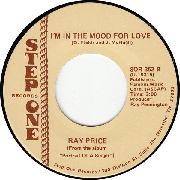 Ray Price : You 're Nobody Till Somebody Loves You (7", Single)