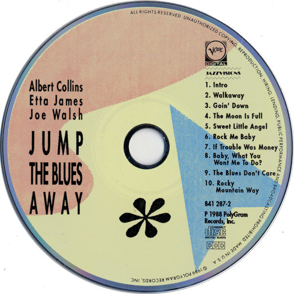 Albert Collins, Etta James, Joe Walsh : Jump The Blues Away (CD, Album)