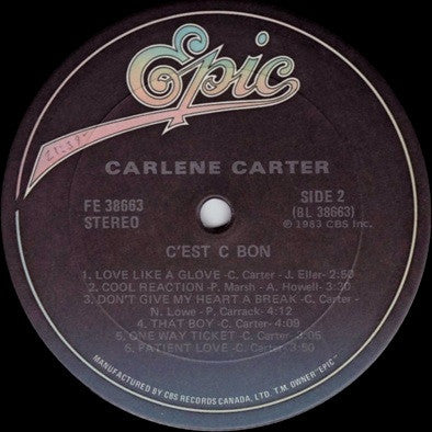 Carlene Carter : C'est C Bon (LP, Album)