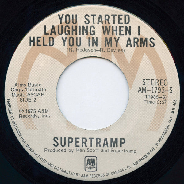 Supertramp : Lady (7", Single)