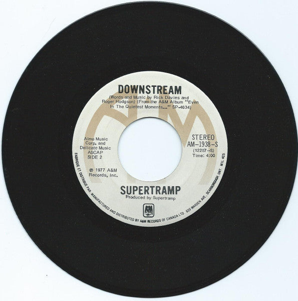 Supertramp : Give A Little Bit (7", Single)