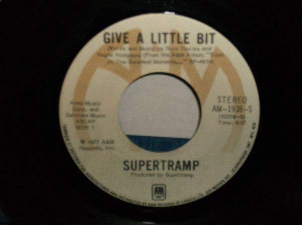 Supertramp : Give A Little Bit (7", Single)