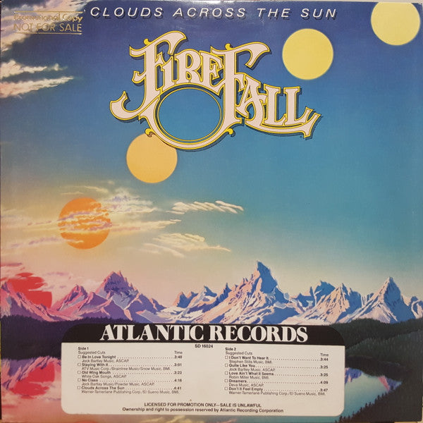 Firefall : Clouds Across The Sun (LP, Album, MO )