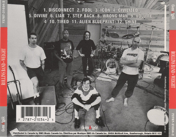 Rollins Band : Weight (CD, Album, RE)