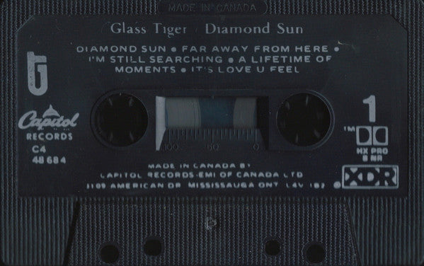 Glass Tiger : Diamond Sun (Cass, Album)