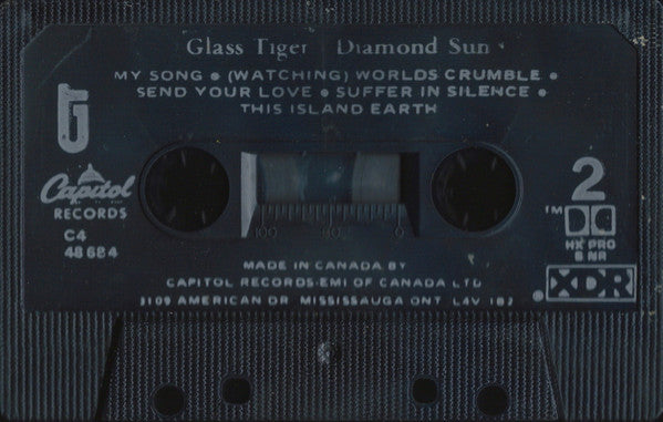 Glass Tiger : Diamond Sun (Cass, Album)