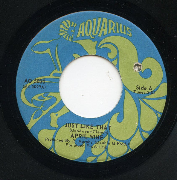 April Wine : Just Like That (7", Single)