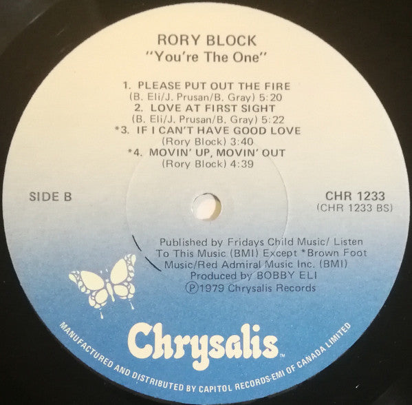 Rory Block : You're The One (LP, Album)