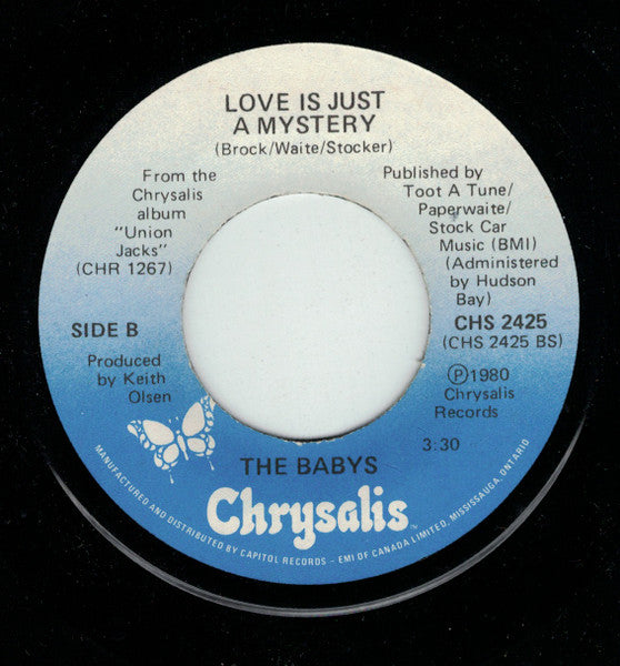 The Babys : Midnight Rendezvous (7", Single)