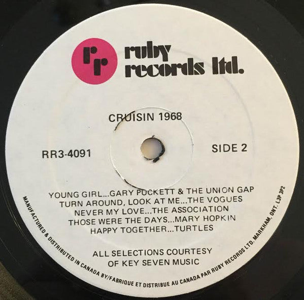 Various : Cruisin' 1968 (LP, Comp)