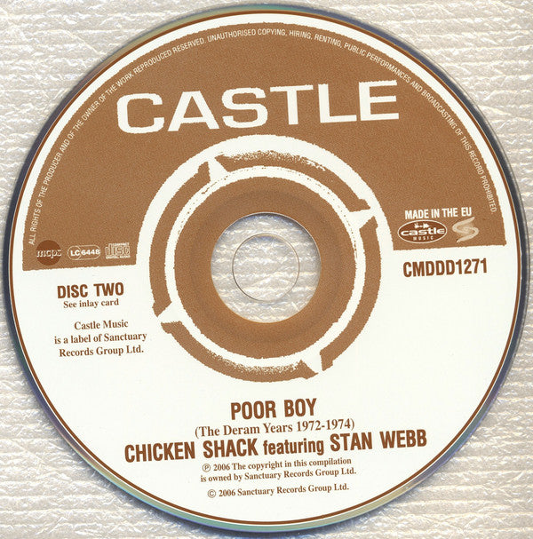 Chicken Shack Featuring Stan Webb* : Poor Boy - The Deram Years 1972-1974 (2xCD, Album, Comp, RM)