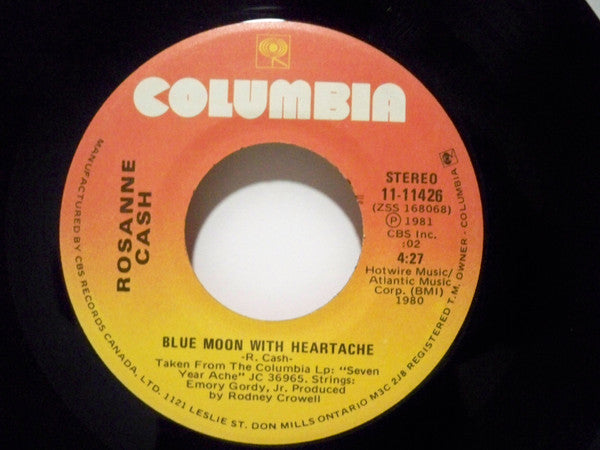 Rosanne Cash : Seven Year Ache (7", Single)