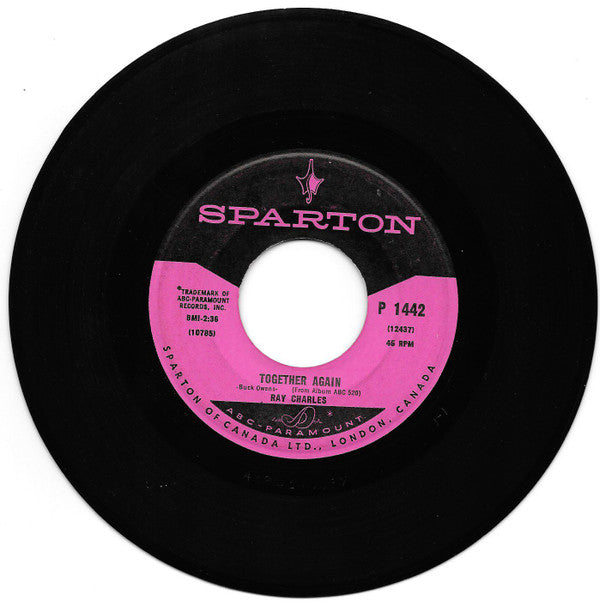 Ray Charles : Together Again (7", Single)