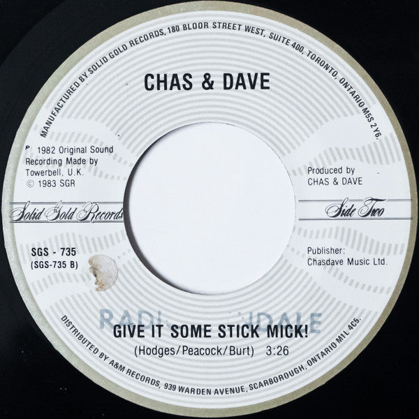 Chas And Dave : Ain't No Pleasing You (7", Single)