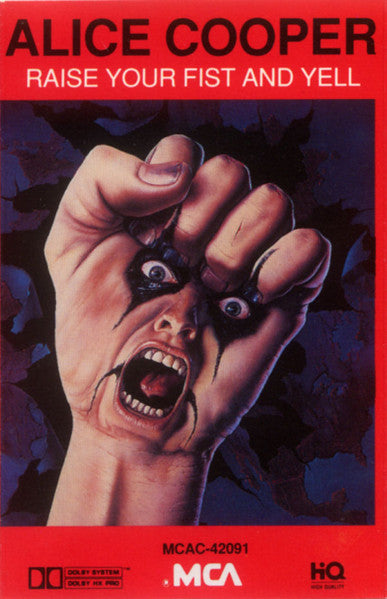 Alice Cooper (2) : Raise Your Fist And Yell (Cass, Album)
