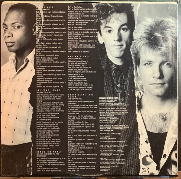 Paul Hyde And Payola$ : Here's The World For Ya (LP, Album, Cin)