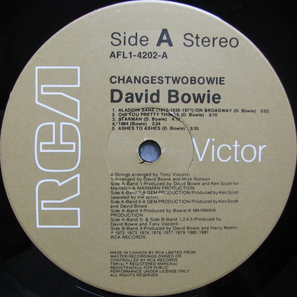 David Bowie : ChangesTwoBowie (LP, Comp)