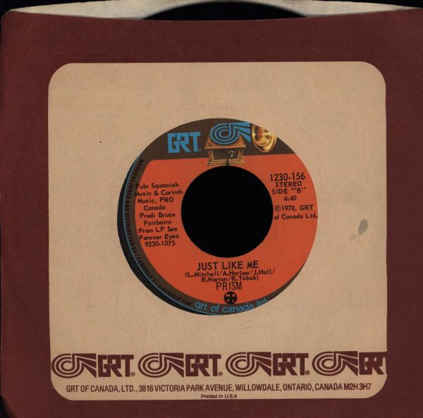 Prism (7) : Flyin' / Just Like Me (7", Single)